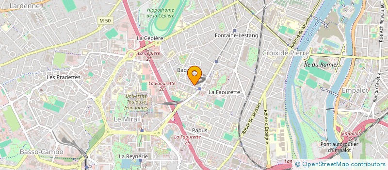 localisation de l'entreprise MONSIEUR DJAMEL TEBBOUCHE  TOULOUSE