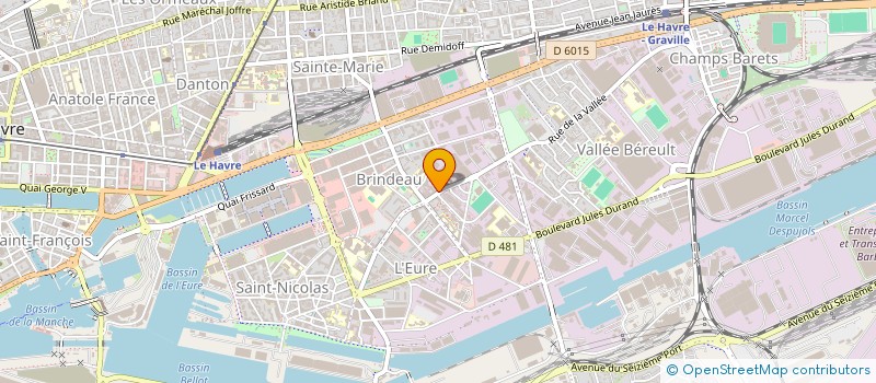 localisation de l'entreprise MONSIEUR DJAMEL TIRAKMET à LE HAVRE