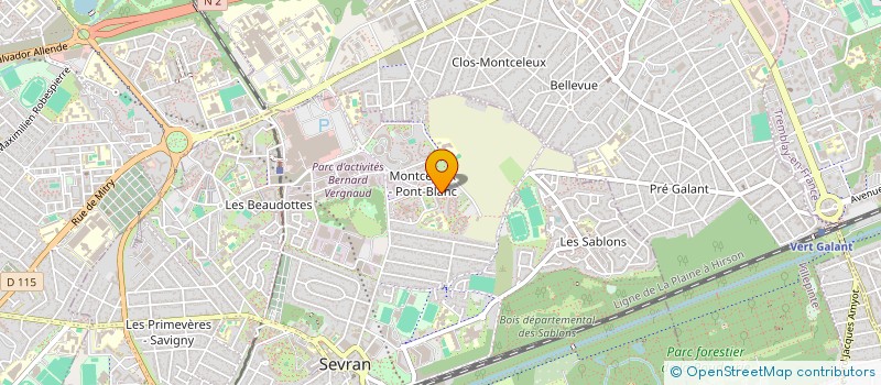 localisation de l'entreprise MONSIEUR DJAMEL TIRES à SEVRAN
