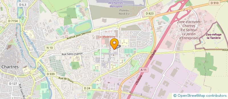 localisation de l'entreprise MONSIEUR DJAMEL TOUIDJINE à CHARTRES