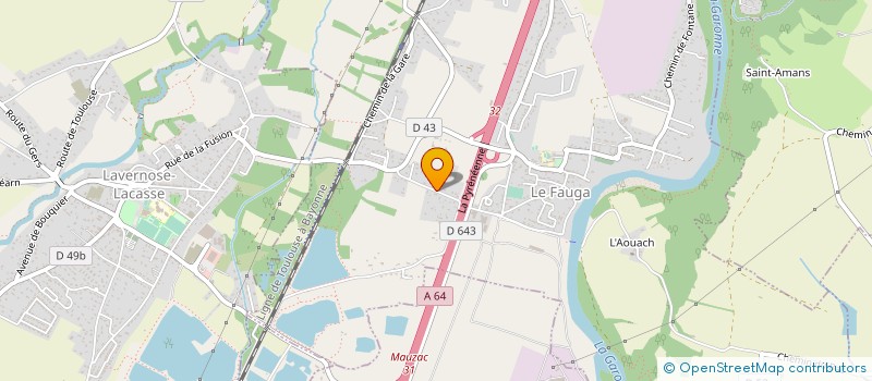 localisation de l'entreprise MONSIEUR DJAMEL ZEBBOUDJ  LE FAUGA