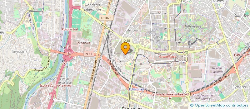 localisation de l'entreprise MONSIEUR DJAMEL ZEHR à ECHIROLLES