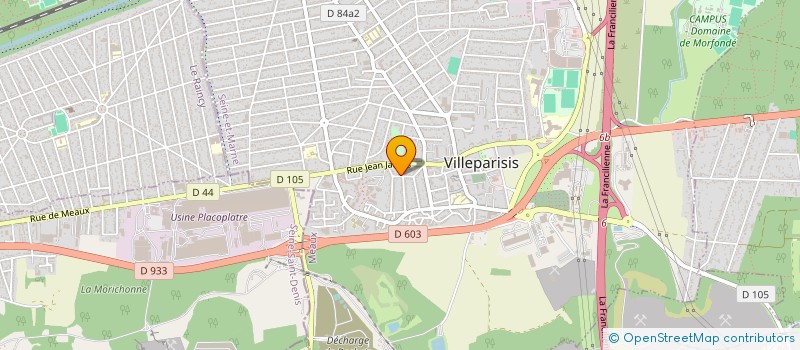 localisation de l'entreprise MONSIEUR DJAMI KERKENI  VILLEPARISIS