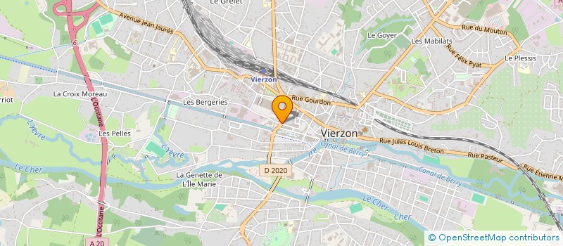 localisation de l'entreprise MONSIEUR DJAMIL FERDI  VIERZON