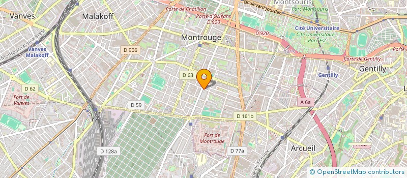 localisation de l'entreprise MONSIEUR DJAMIL MOSTEFAOUI  BAGNEUX