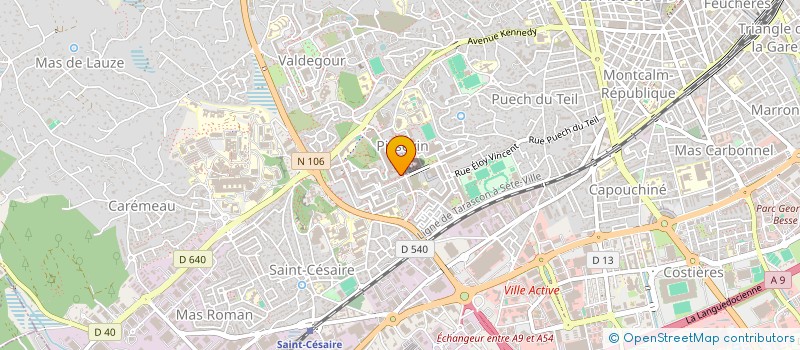 localisation de l'entreprise MONSIEUR DJAMIL SAIGHI  NIMES