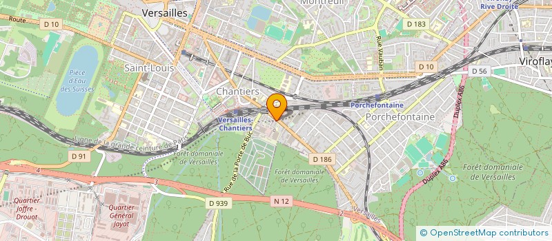 localisation de l'entreprise MONSIEUR DJAMILSON DOS SANTOS BORGES  VERSAILLES