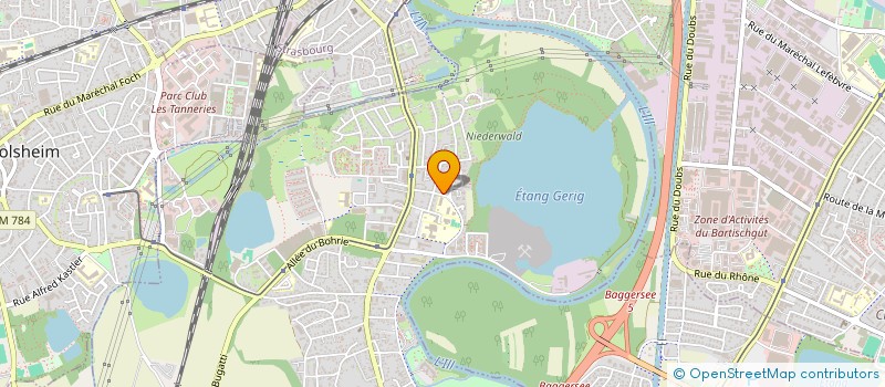 localisation de l'entreprise MONSIEUR DJAN GICQUEL  OSTWALD