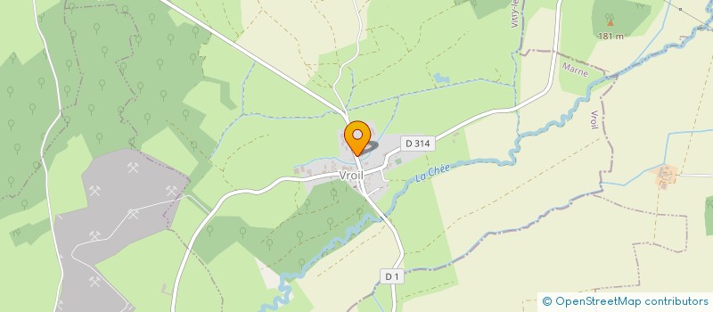 localisation de l'entreprise MONSIEUR DJANGO ARNOLD CASSIAUX  VROIL