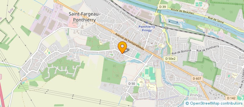 localisation de l'entreprise MONSIEUR DJANGO RIVET  SAINT-FARGEAU-PONTHIERRY