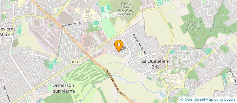 localisation de l'entreprise MONSIEUR DJANGO TRAORE  LA QUEUE-EN-BRIE