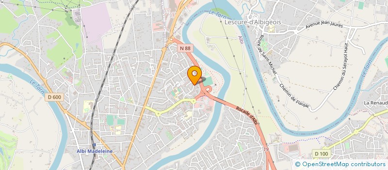 localisation de l'entreprise MONSIEUR DJANI TAHIRI à ALBI