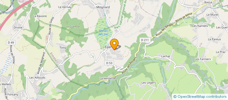 localisation de l'entreprise MONSIEUR DJANIN BURILOVIC à ANNECY