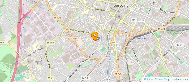 localisation de l'entreprise MONSIEUR DJANIS ABENA  TOURCOING