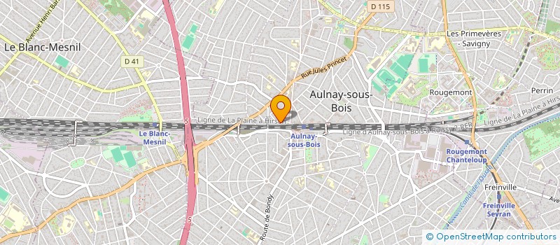 localisation de l'entreprise MONSIEUR DJAOU BELKACEMI  AULNAY-SOUS-BOIS