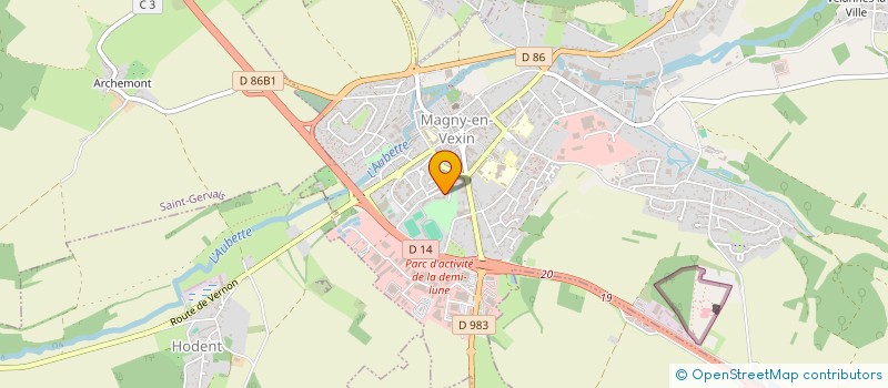 localisation de l'entreprise MONSIEUR DJARFAR MEGUEDDEM  MAGNY-EN-VEXIN