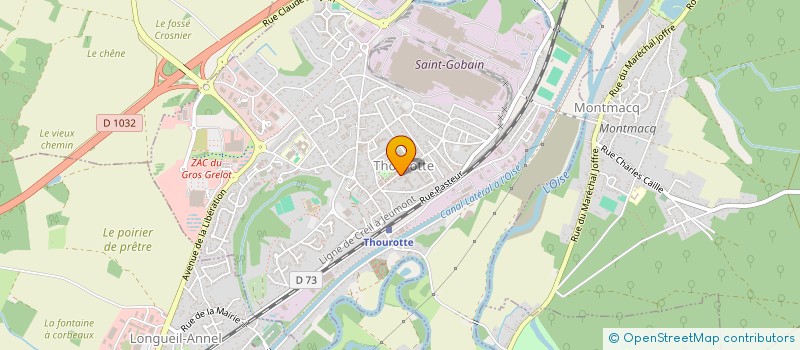 localisation de l'entreprise MONSIEUR DJASON CHERY  THOUROTTE