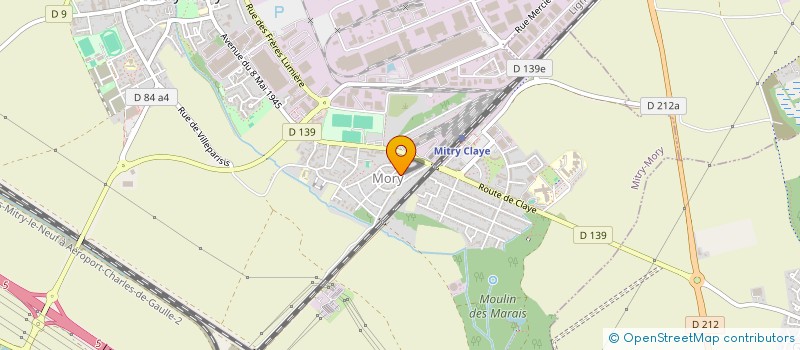 localisation de l'entreprise MONSIEUR DJASON GADIOU  MITRY-MORY