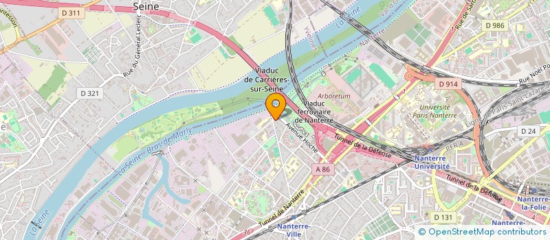 localisation de l'entreprise MONSIEUR DJAVID MAMEDI  NANTERRE