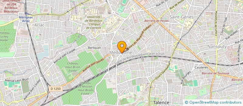 localisation de l'entreprise MONSIEUR DJAVIDE MAMAGHANI à TALENCE