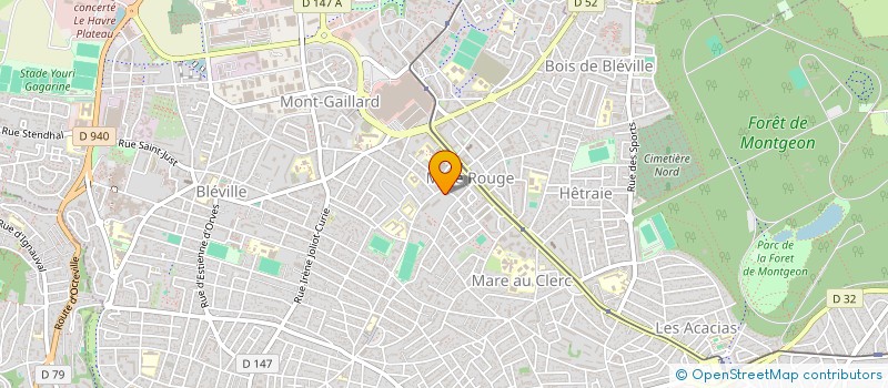 localisation de l'entreprise MONSIEUR DJAWAD CHANFI  LE HAVRE