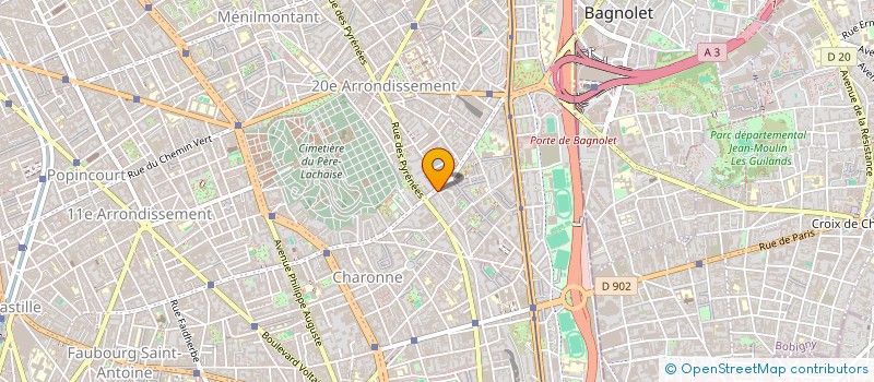 localisation de l'entreprise MONSIEUR DJAWAD DEFFOUS  PARIS