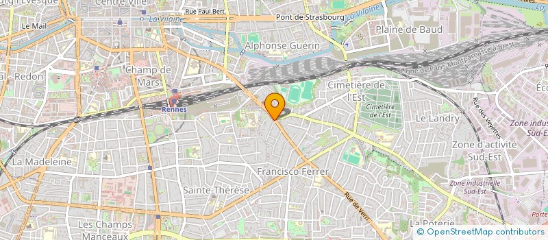 localisation de l'entreprise MONSIEUR DJAWAD MUSTAPHA ABADA  RENNES