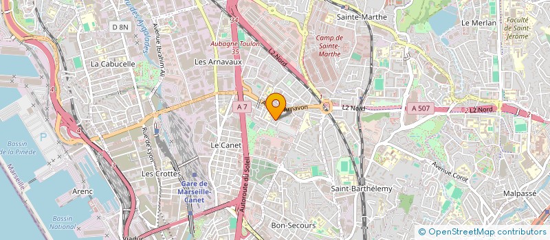 localisation de l'entreprise MONSIEUR DJAWAD SOUFFOU à MARSEILLE