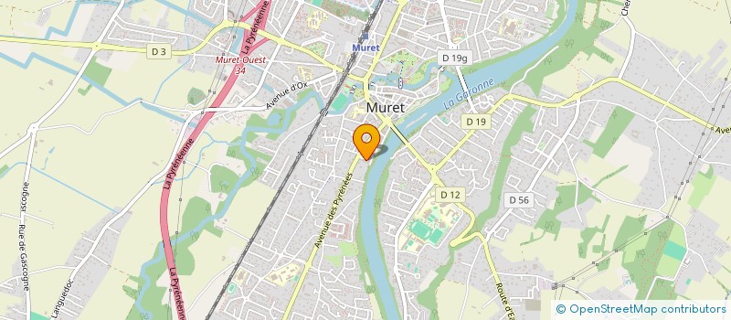 localisation de l'entreprise MONSIEUR DJAWED BOUKLI HACENE  MURET