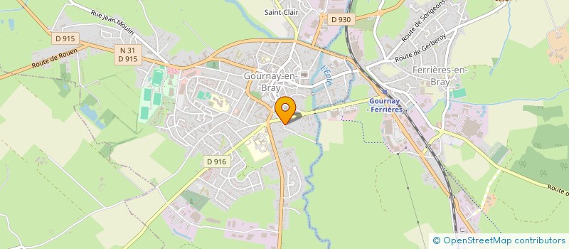 localisation de l'entreprise MONSIEUR DJAYMAN BRUN à GOURNAY-EN-BRAY