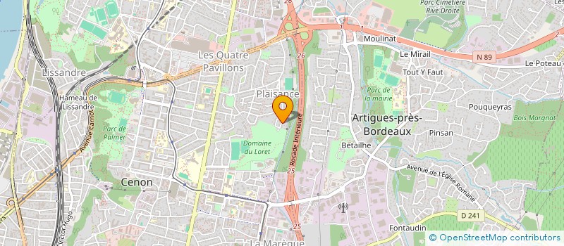 localisation de l'entreprise MONSIEUR DJAZ PINTO  CENON