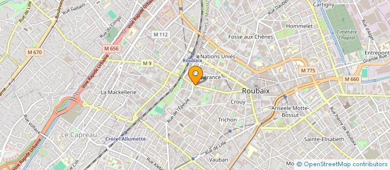 localisation de l'entreprise MONSIEUR DJEAD SILABDI  ROUBAIX