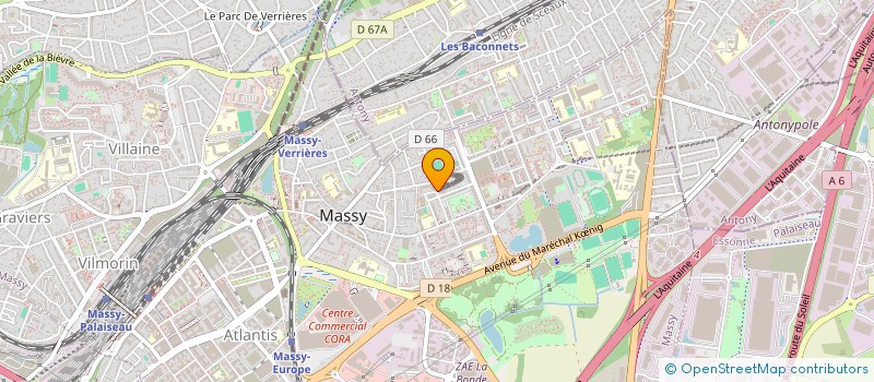 localisation de l'entreprise MONSIEUR DJEBALLAH KERDAD à MASSY