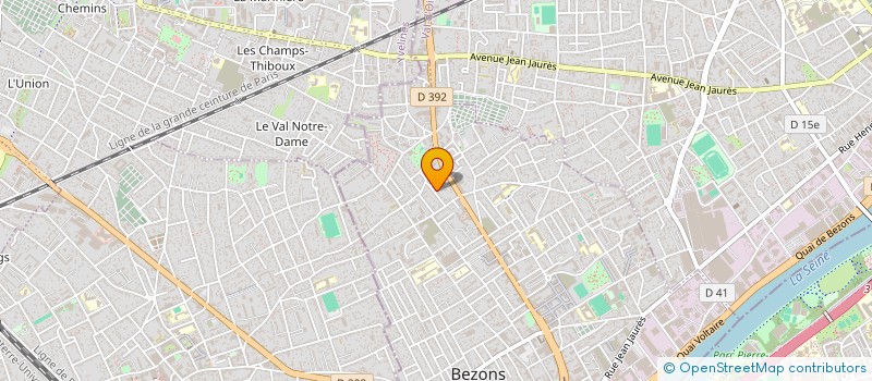 localisation de l'entreprise MONSIEUR DJEBARA TANSAOUT à BEZONS