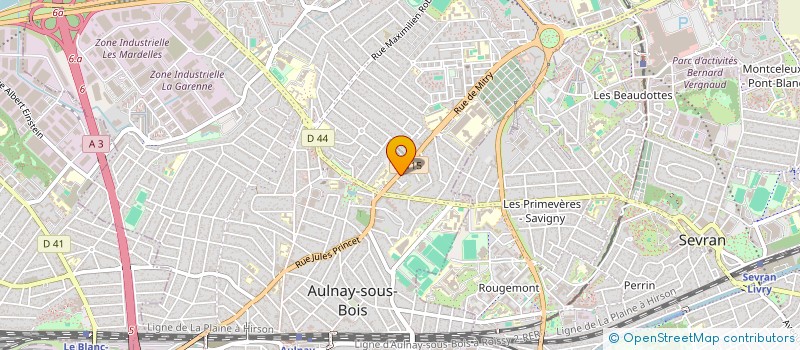localisation de l'entreprise MONSIEUR DJEBBAR BOUMERAOU à AULNAY-SOUS-BOIS
