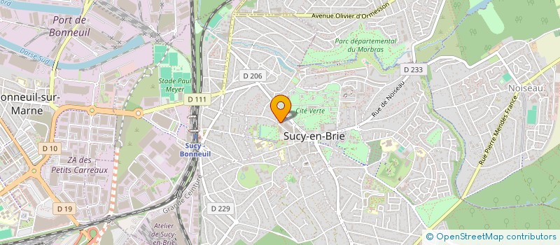 localisation de l'entreprise MONSIEUR DJEBI ASSO  SUCY-EN-BRIE