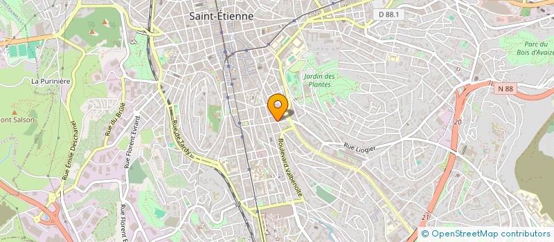 localisation de l'entreprise MONSIEUR DJEBRIL CHOUATTAH  SAINT-ETIENNE