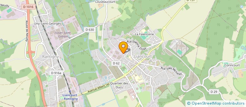 localisation de l'entreprise MONSIEUR DJEBRIL SANOGO  LIANCOURT