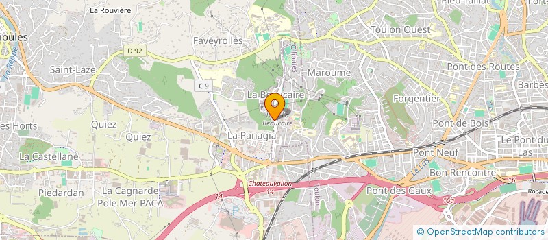 localisation de l'entreprise MONSIEUR DJEBRIL TAIR  TOULON