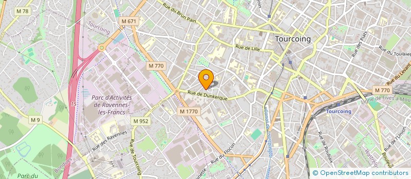 localisation de l'entreprise MONSIEUR DJEBRIL ZOUAKI  TOURCOING