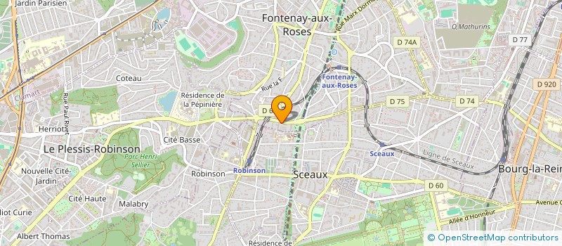 localisation de l'entreprise MONSIEUR DJEBRINE LANNABI à FONTENAY-AUX-ROSES