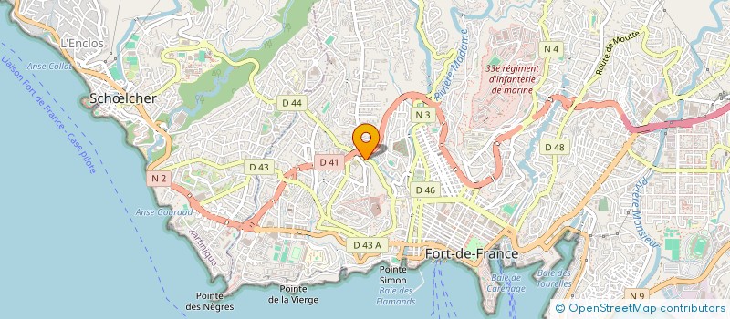 localisation de l'entreprise MONSIEUR DJEBRINE ZERHOUNI à FORT-DE-FRANCE