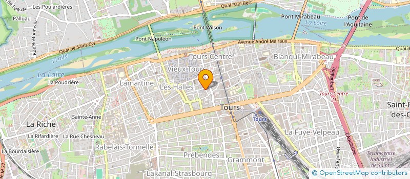 localisation de l'entreprise MONSIEUR DJEBRYL KARRANSING  TOURS