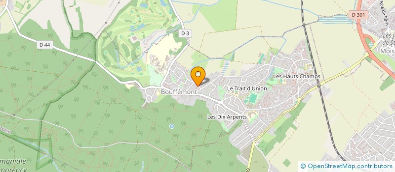 localisation de l'entreprise MONSIEUR DJEBY JN PIERRE  BOUFFEMONT