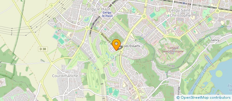 localisation de l'entreprise MONSIEUR DJEFF EXILUS  COURDIMANCHE