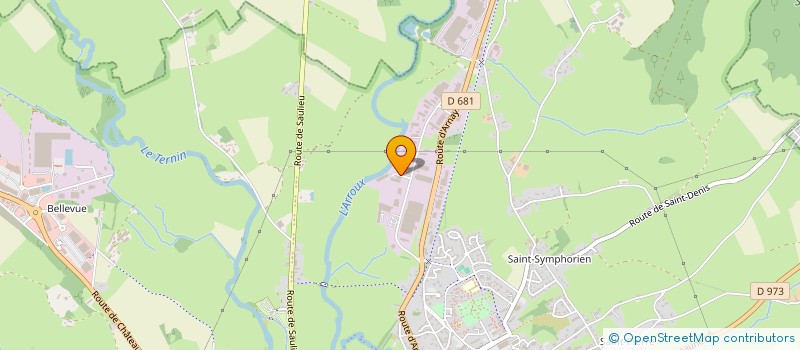 localisation de l'entreprise MONSIEUR DJEFFREY BRUNET  AUTUN