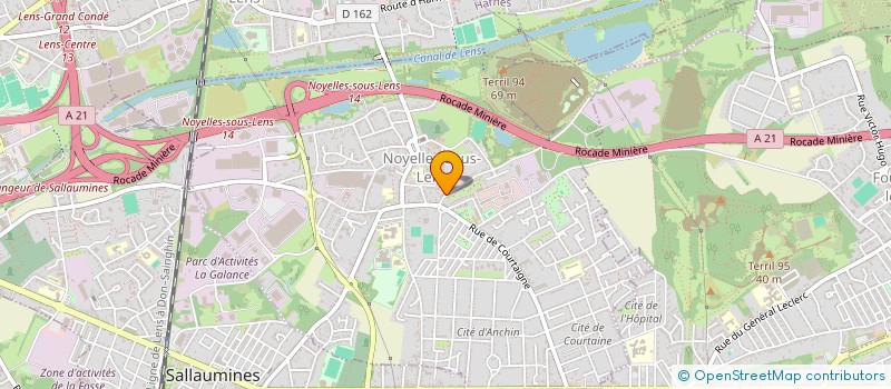 localisation de l'entreprise MONSIEUR DJEFFREY DELABY  NOYELLES-SOUS-LENS