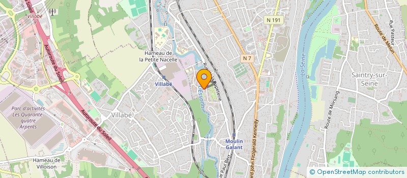 localisation de l'entreprise MONSIEUR DJEHI TIEMOKO à CORBEIL-ESSONNES