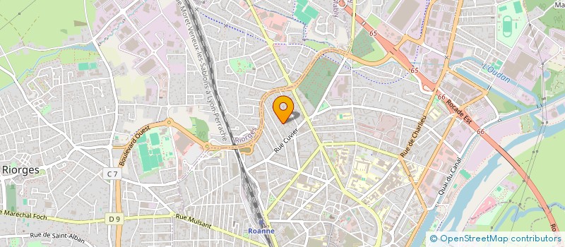 localisation de l'entreprise MONSIEUR DJELADIN MUSTAFA  ROANNE