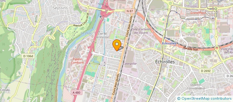 localisation de l'entreprise MONSIEUR DJELEL-EDDINE SAADOUNE  ECHIROLLES